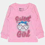Baby Girls T-Shirt Round Neck Full Sleeves Pack of 1 - Bodycare