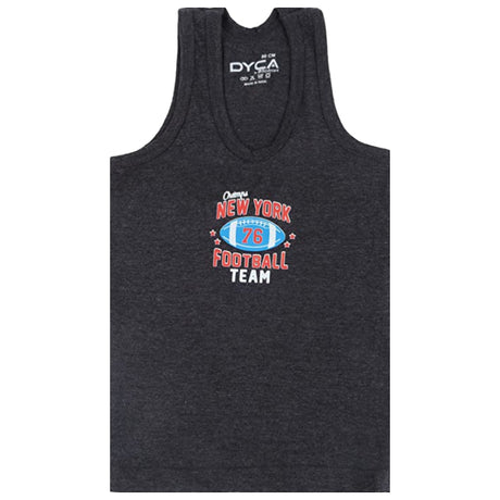 Boys Vest Round Neck Sleeveless Pack of 3