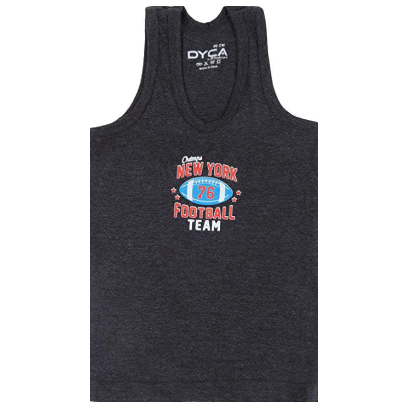 Boys Vest Round Neck Sleeveless Pack of 3 - Bodycare