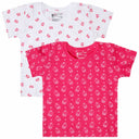 Bodycare Girls Round Neck Half Sleeves Tshirt Pack Of 2