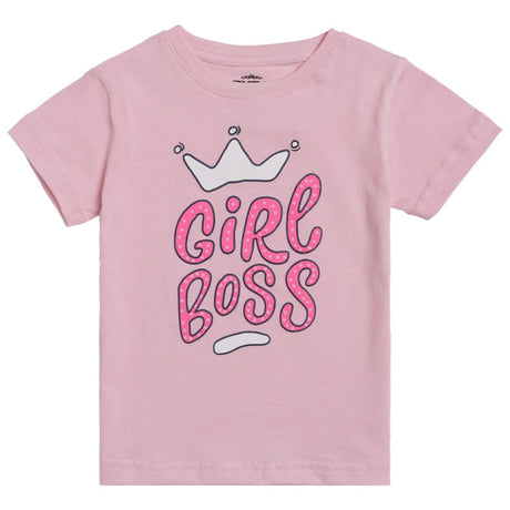 Dyca Girls Round Neck Half Sleeves T-Shirt