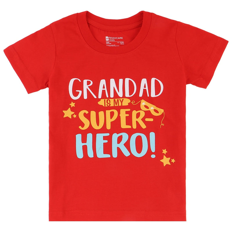 Baby Boys T-Shirt Round Neck Half Sleeves - Bodycare