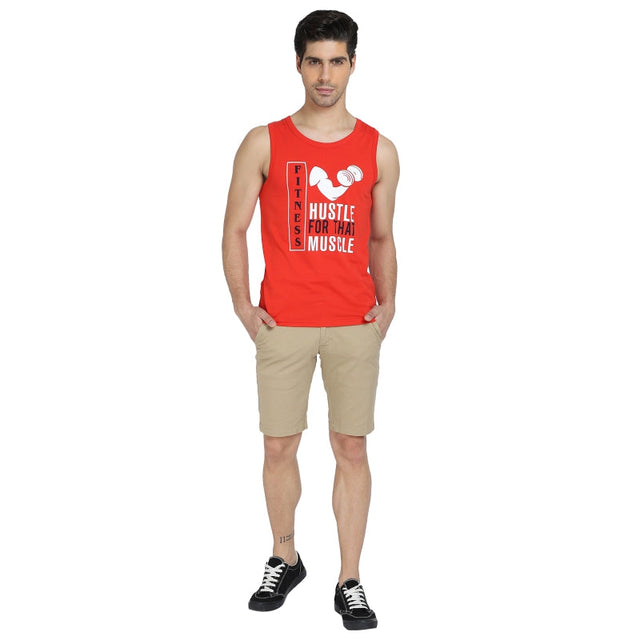 Men T-Shirt Round Neck Sleeveless - Bodycare