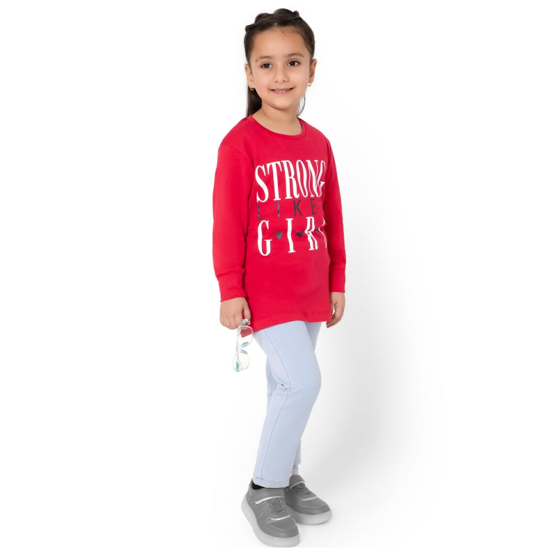 Bodycare Girls Tshirt Round Neck Full Sleeves Pack Of 1