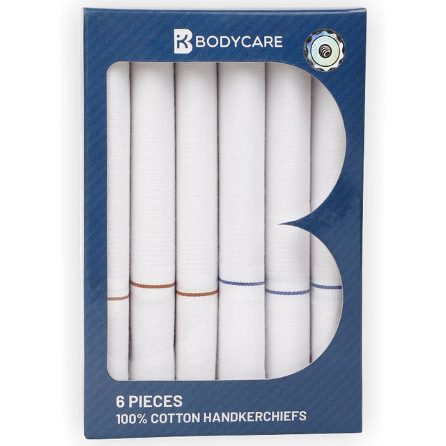 Men Cotton Handkerchief Pack of 6 - Bodycare