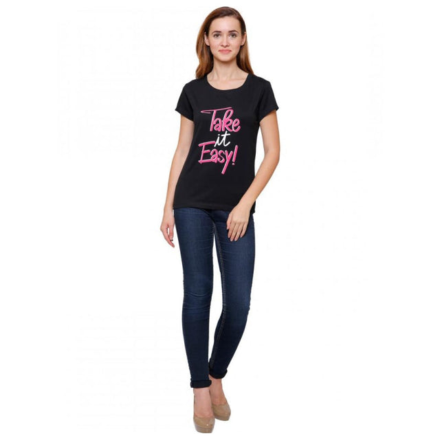 Women T-Shirt Round Neck Half Sleeves - Bodycare