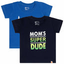 Baby Boys T-Shirt Round Neck Half Sleeves Pack of 2 - Bodycare