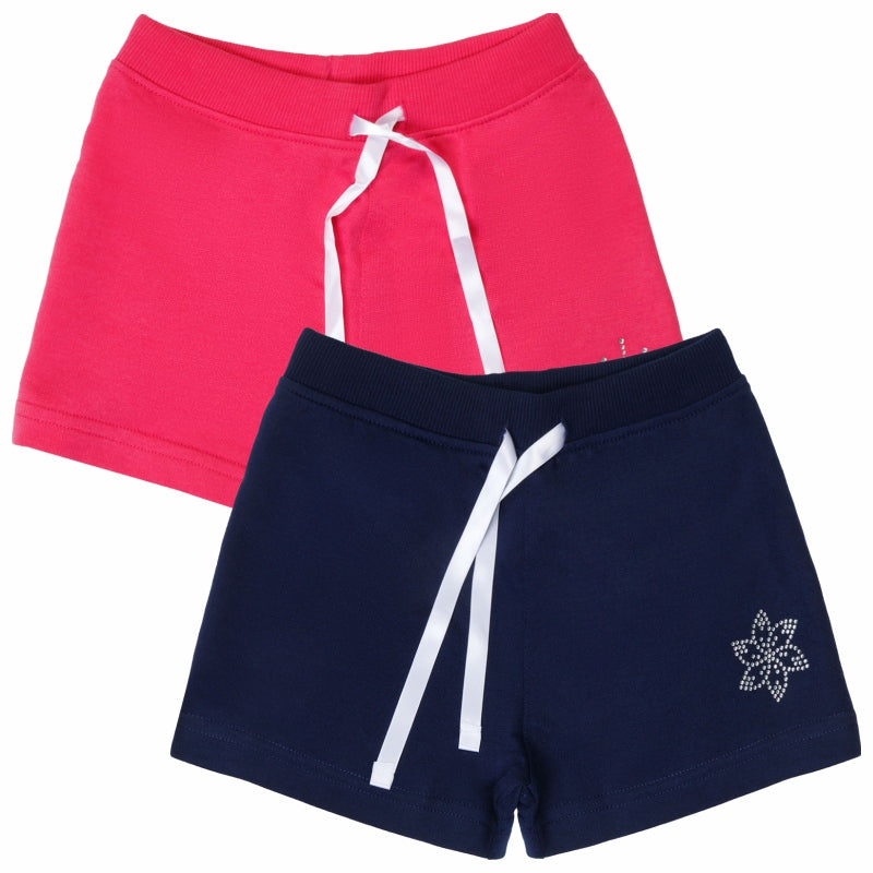 Bodycare Girls Solid Shorts Pack Of 2