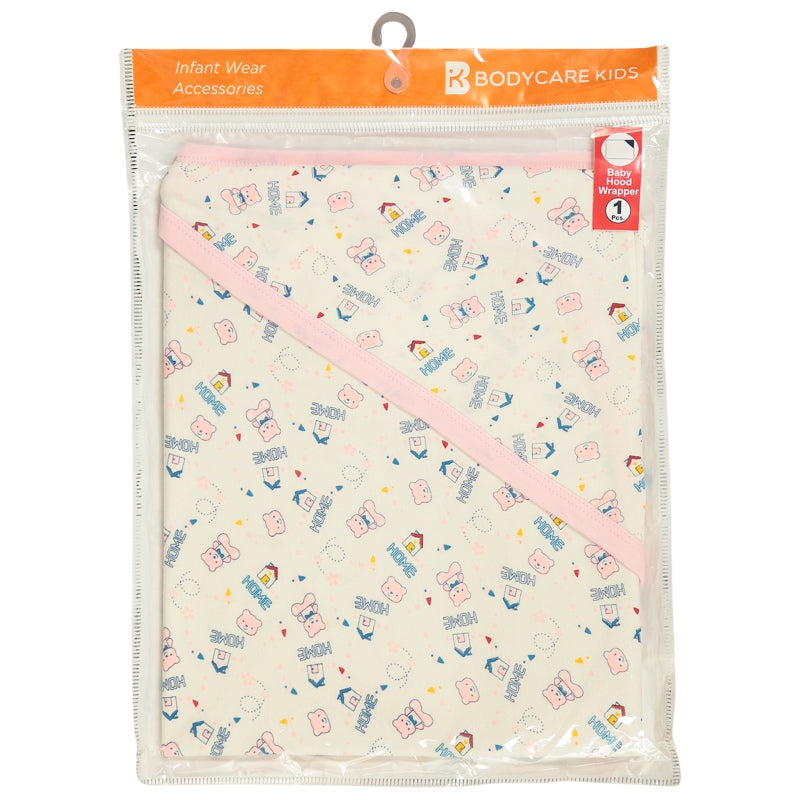 Bodycare Unisex Baby Printed Hooded Wrapper