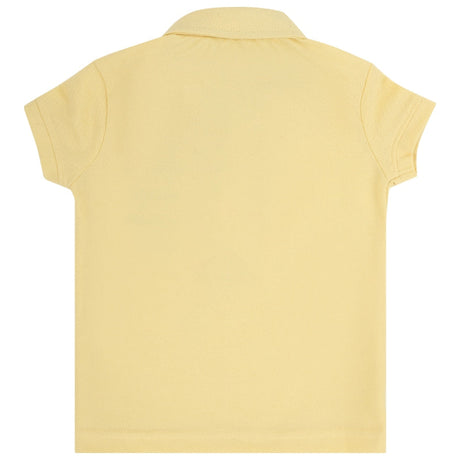 DYCA Girls Tshirt Collar Half Sleeves Solid