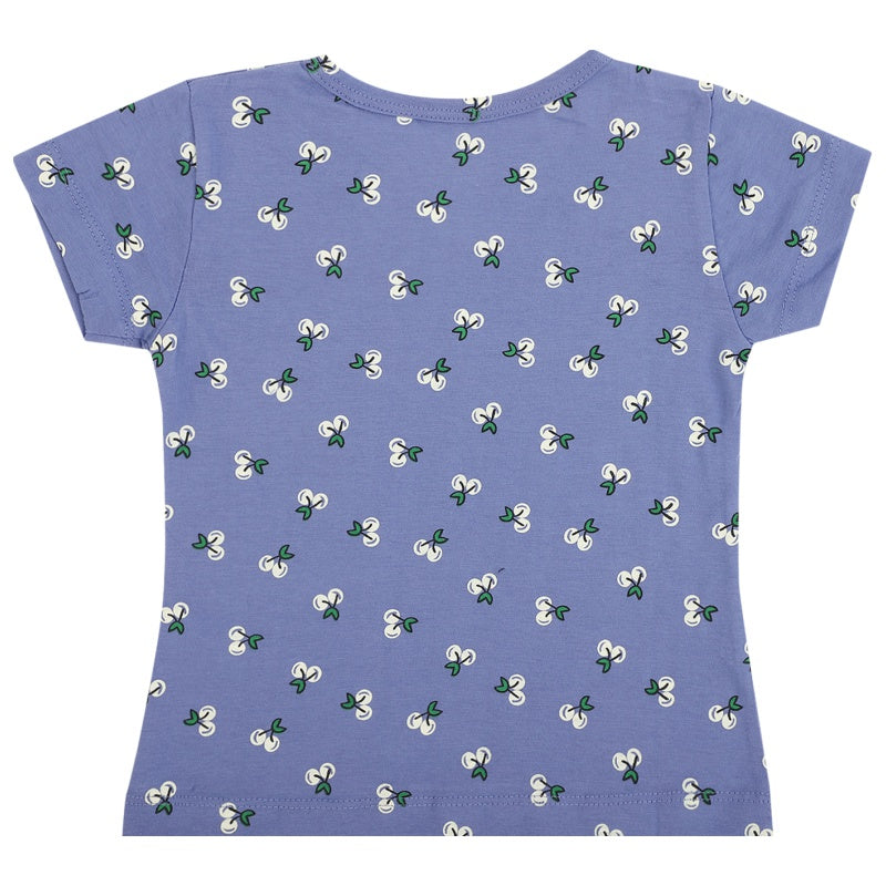 DYCA Girls Round Neck Half Sleeves T-Shirt