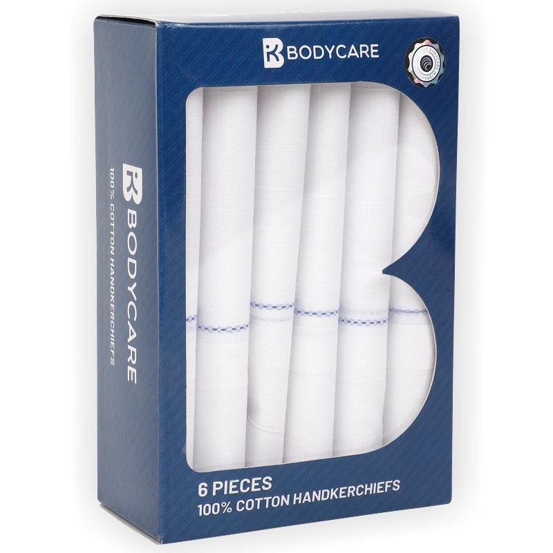 Men Cotton Handkerchief Pack of 6 - Bodycare