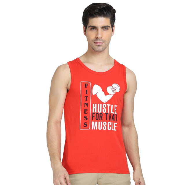 Men T-Shirt Round Neck Sleeveless - Bodycare