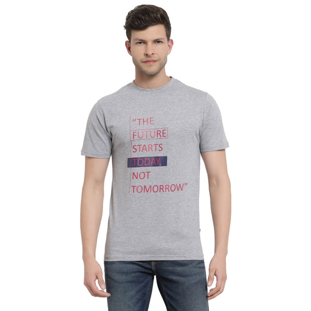 Men T-Shirt Round Neck Half Sleeves - Bodycare