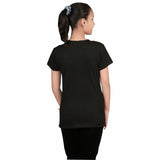 Girls Cotton T-Shirt Round Neck Half Sleeves Pack of 1 - Bodycare