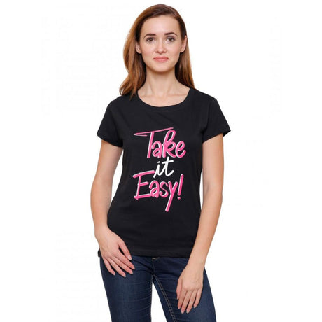 DYCA Women T-shirt Round Neck Half Sleeves