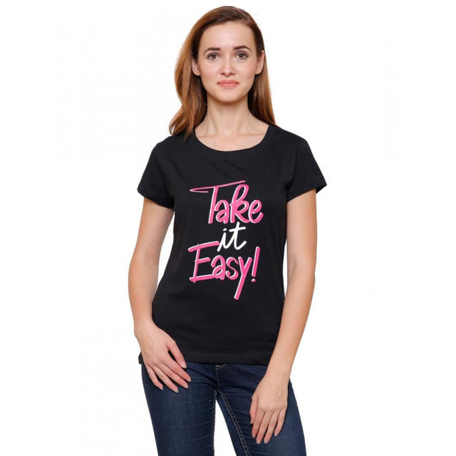 Women T-Shirt Round Neck Half Sleeves - Bodycare