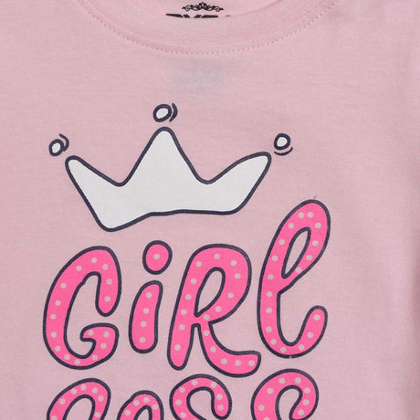 Dyca Girls Round Neck Half Sleeves T-Shirt