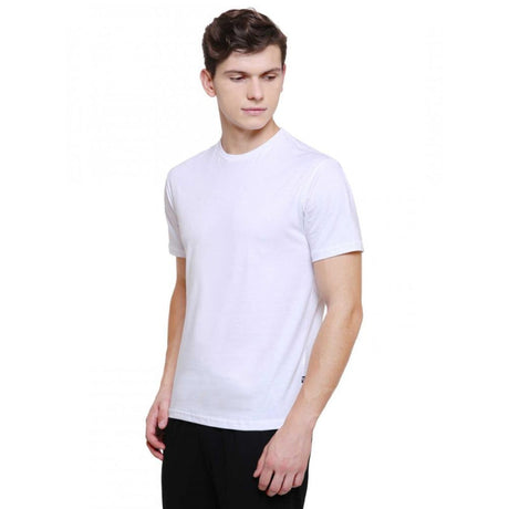 Men 100% Cotton T-Shirt Round Neck Half Sleeves