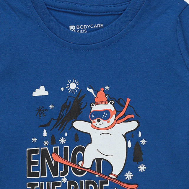 Baby Boys T-Shirt Round Neck Full Sleeves - Bodycare