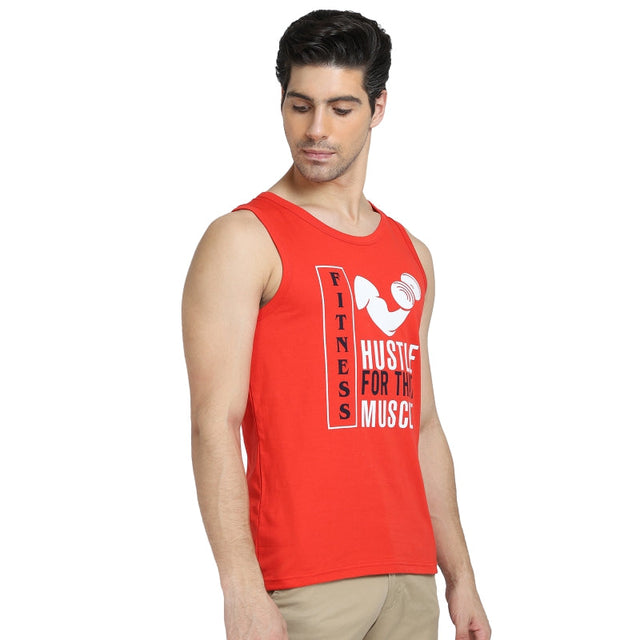 Men T-Shirt Round Neck Sleeveless - Bodycare