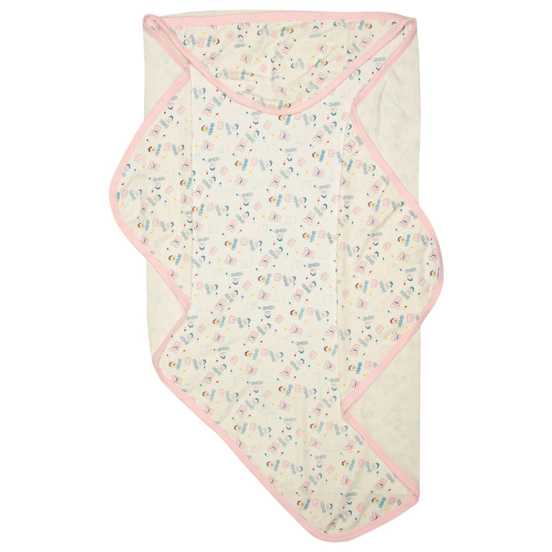 Bodycare Unisex Baby Printed Hooded Wrapper