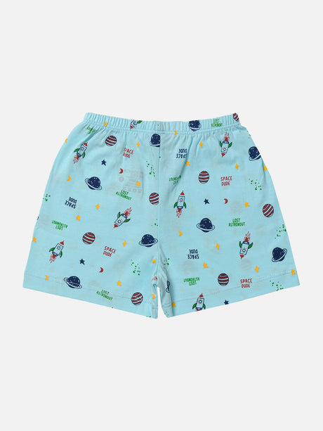 Baby Front Open Half Sleeves Short Suit Single Jersey