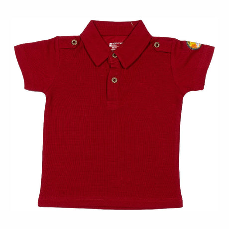 Bodycare Boys Polo Neck Half Sleeves Solid Tshirt