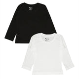 Bodycare Girls Round Neck Full Sleeves Solid Tshirt Pack Of 2