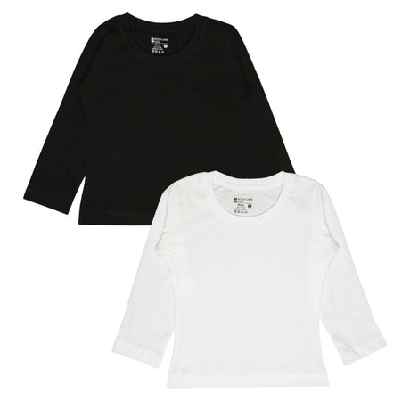 Bodycare Girls Round Neck Full Sleeves Solid Tshirt Pack Of 2