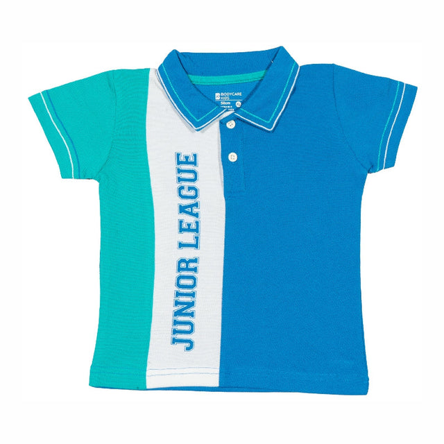 Baby Boys Pique Collar Half Sleeve T-Shirt with Regular Fit and Soft Breathable Fabric for Casual Wear - Pack of 1