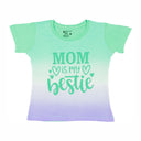 Baby Girls Round Neck Half Sleeve T-Shirt for Casual Wear, Easy Movement, Everyday Comfort and Regular Use