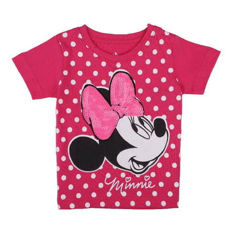 Baby Girls Minnie & Friends T-Shirt Round Neck Half Sleeves - Bodycare