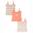 Girls 100% Cotton Vest Dori Neck Sleeveless Pack of 3 - Bodycare