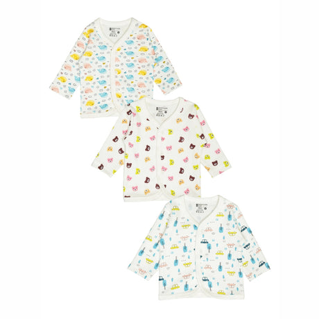 Bodycare Unisex Baby Printed Thermal Top Pack Of 3