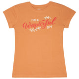 Dyca Girls Round Neck Half Sleeves Tshirt