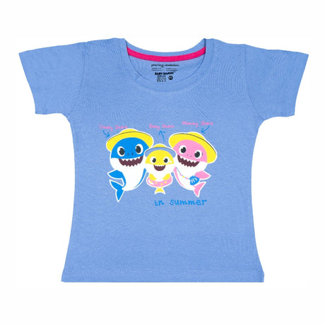 Baby Girls T-Shirt Round Neck Half Sleeves