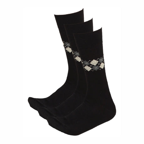 Bodycare Mens Solid Mid Calf Length Socks Pack Of 3