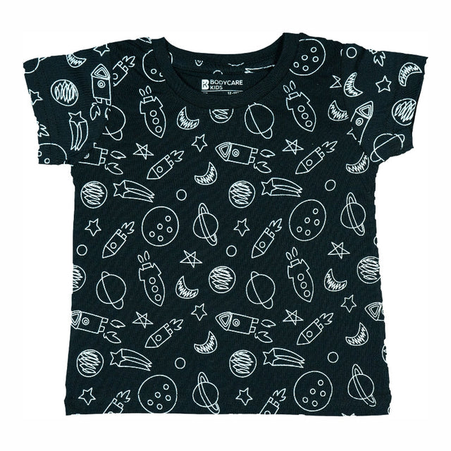 Baby Boys T-Shirt Round Neck Half Sleeves - Bodycare