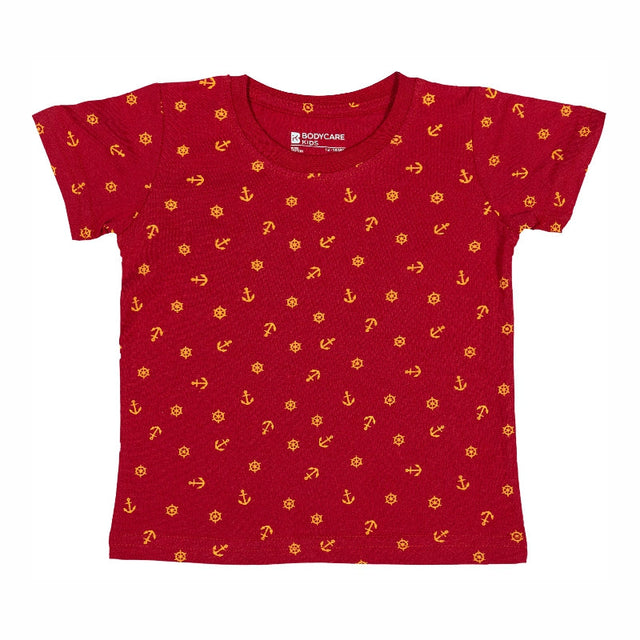 Baby Boys T-Shirt Round Neck Half Sleeves - Bodycare