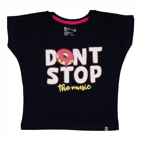 Baby Girls T-Shirt Round Neck Half Sleeves