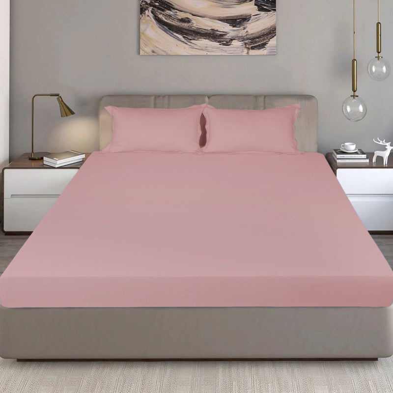 King Size Cotton Fitted Bedsheet Midnight Blue - Bodycare