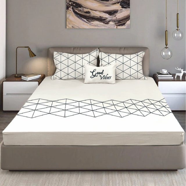 King Size Cotton Bedsheet Solid Salmon Pink - Bodycare
