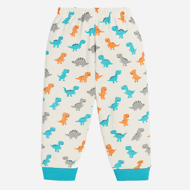 Unisex Baby Thermal Pyjama for Winter Wear, Warm Comfort, Easy Movement and Regular Nightwear Use - Pack of 3