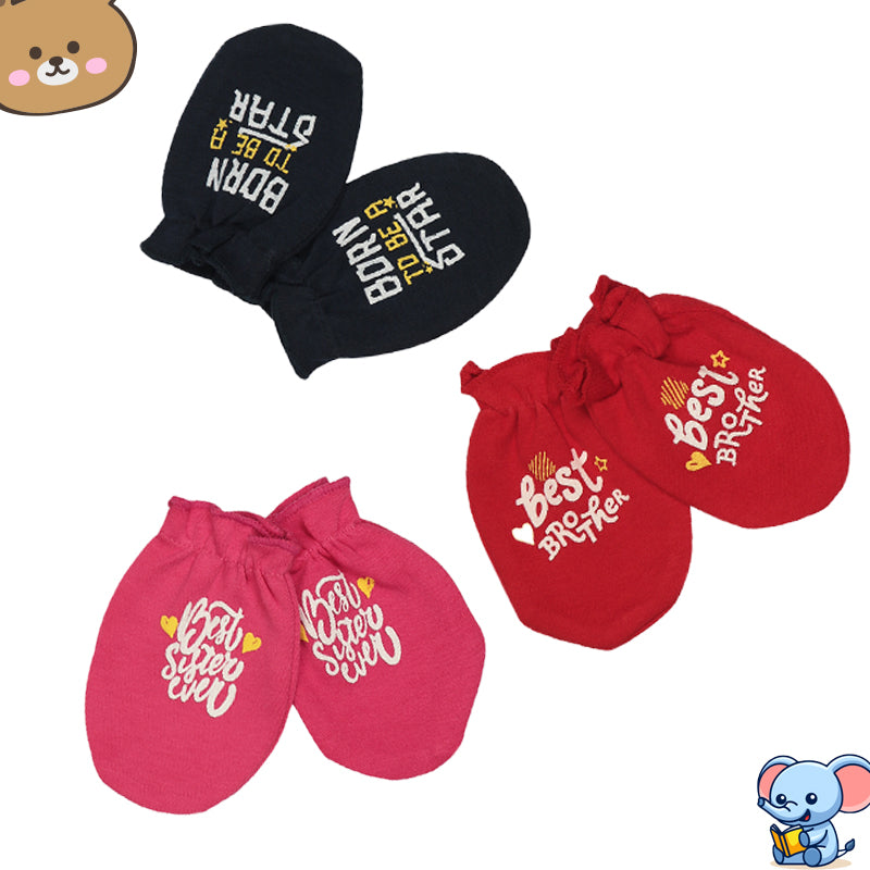 Bodycare Unisex Baby Mittens Pack Of 6