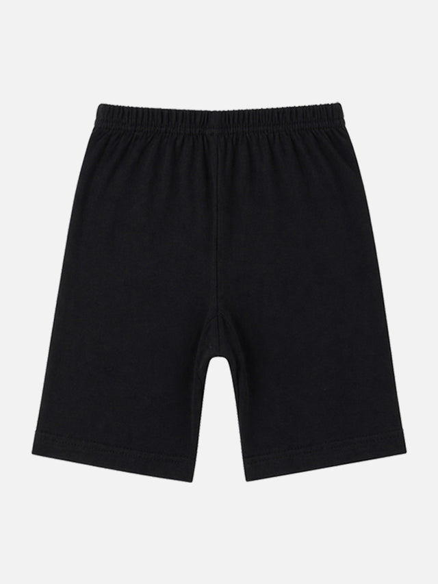 Girls 100% Cotton Shorties with Inner Elastic for Comfortable Coverage, Durable Wear and Easy Movement - Pack of 3
