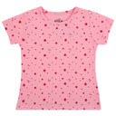 DYCA Girls Round Neck Half Sleeves T-Shirt