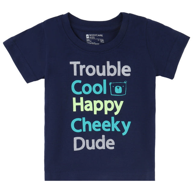 Baby Boys T-Shirt Round Neck Half Sleeves - Bodycare