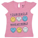 Bodycare Girls Round Neck Half Sleeves T-Shirt