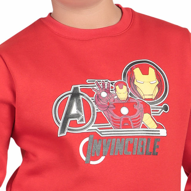 Boys Avengers Sweatshirt Round Neck Full Sleeves - Bodycare